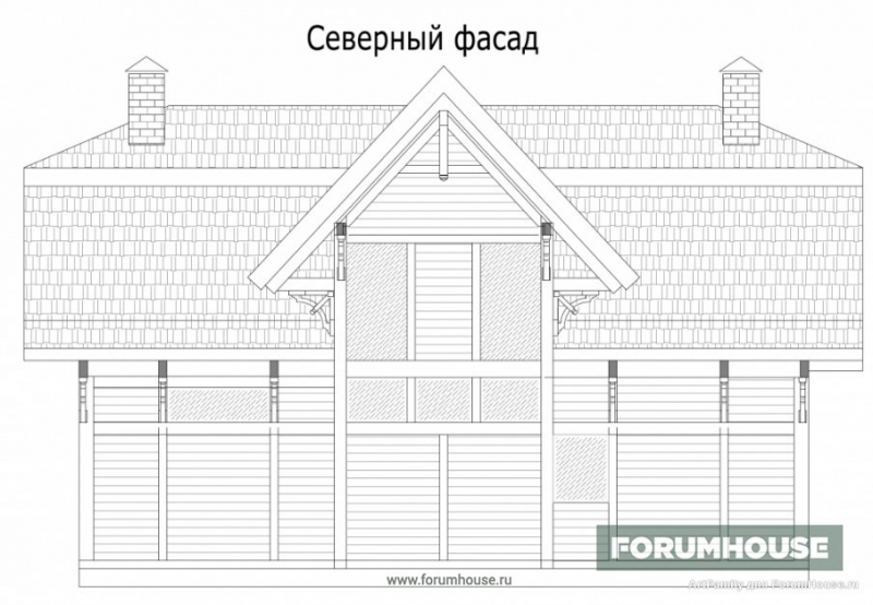 Фахверк в стиле модерн: заводской домокомплект с доработкой вручную