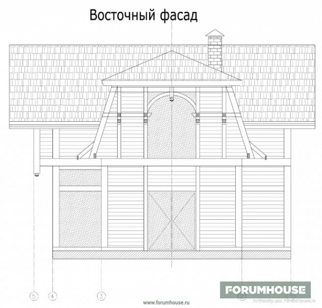 Фахверк в стиле модерн: заводской домокомплект с доработкой вручную