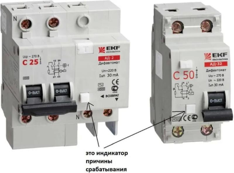 Технические особенности автоматов и как отличить УЗО от дифавтомата