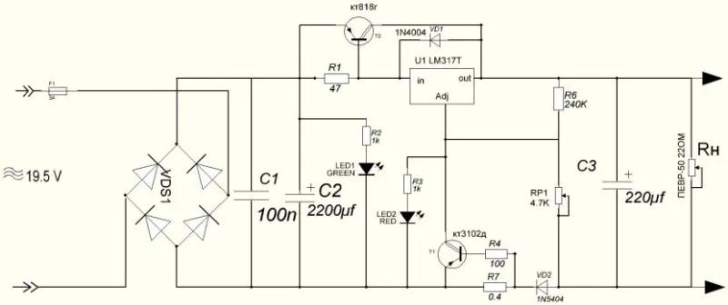 LM317: схема включения, виды, основные характеристики, аналоги