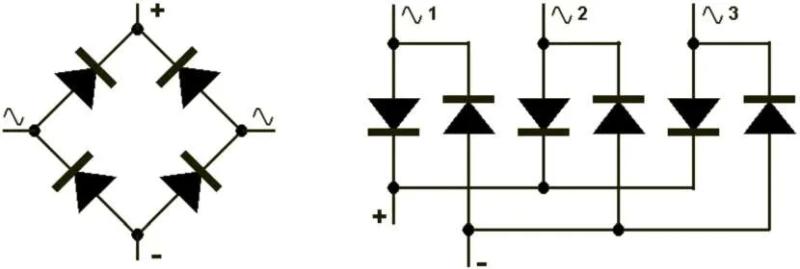 Схема диодного моста: работа, включение, виды, маркировка, плюсы и минусы